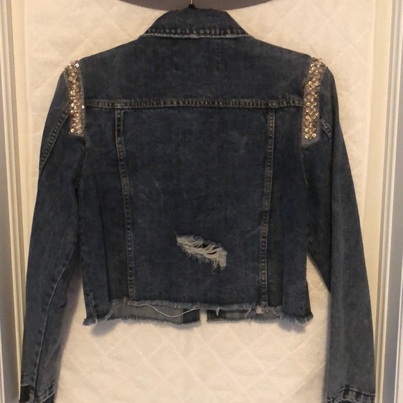 Rachel Roy denim jacket - Picture 3 of 4